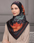 CARYS SQUARE SCARF (DARK AMBER)